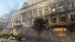 požiar v hoteli v Kambodži