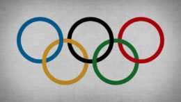 Na ilustračnej snímke olympijské kruhy.