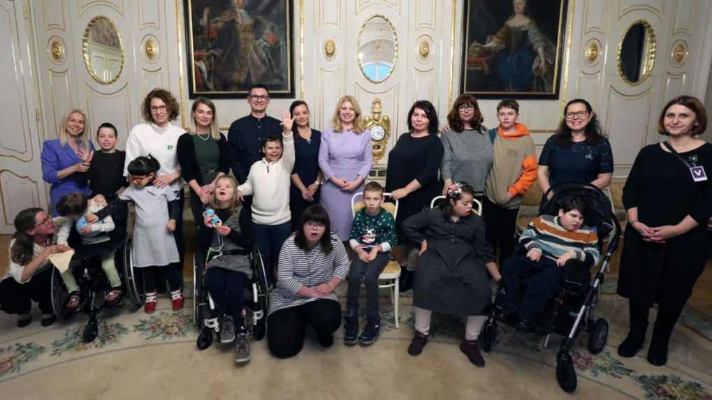 Prezidentka: Slovensko nerobí dosť pre rodiny so zdravotne znevýhodnenými deťmi