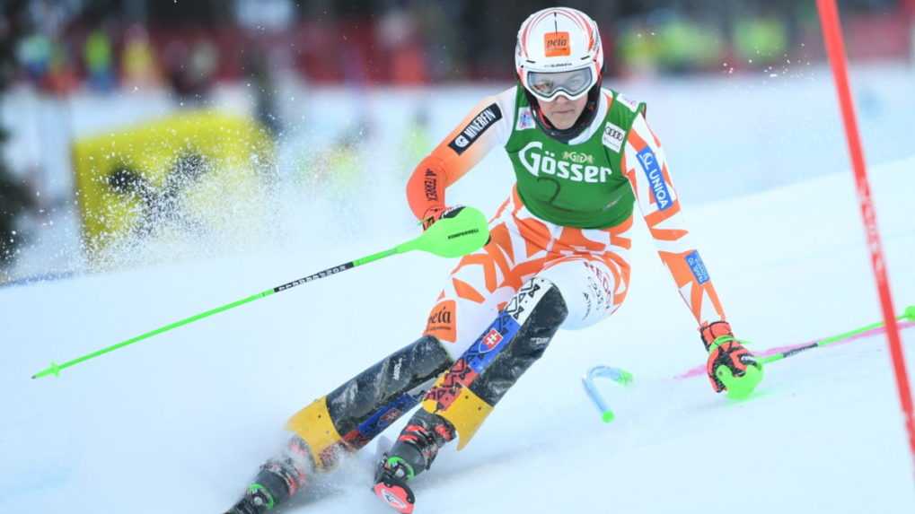 Vlhová po prvom kole slalomu piata, vedie Shiffrinová