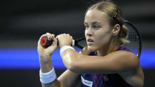 Na archívnej snímke slovenská tenistka Anna Karolína Schmiedlová.