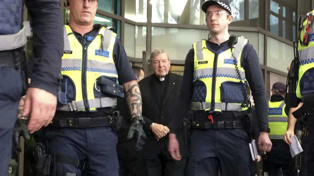 Na snímke kardinál George Pell, najvyššie postavený predstaviteľ Vatikánu obvinený z trestných činov sexuálneho zneužívania.