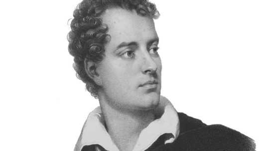 Na snímke anglický básnik George Gordon Byron.