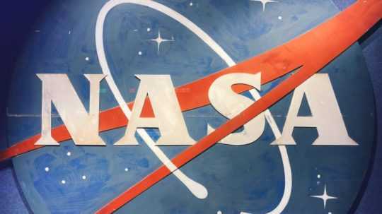 Na ilustračnej snímke logo NASA.