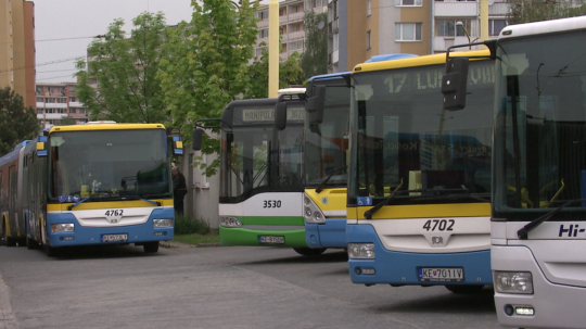 Autobusy v Košiciach.