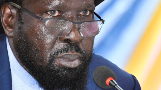 Na snímke prezident Južného Sudánu Salva Kiir.