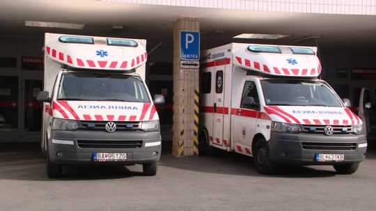 sanitky záchrannej služby v Bratislave