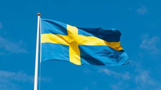 Švédska vlajka.