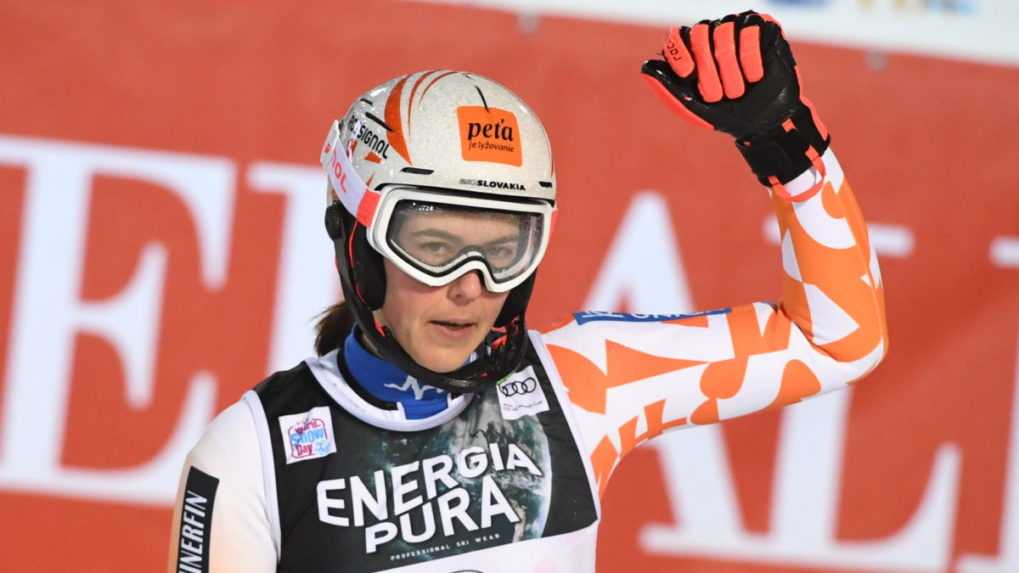 Vlhová obsadila druhé miesto v slalome v Záhrebe