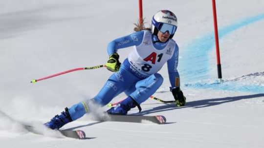 Na snímke talianska lyžiarka Marta Bassinová.