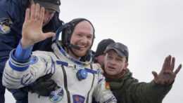Na snímke nemecký astronaut Alexander Gerst.