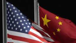 vlajky USA a Číny