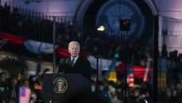 Americký prezident Joe Biden počas prejavu vo Varšave.
