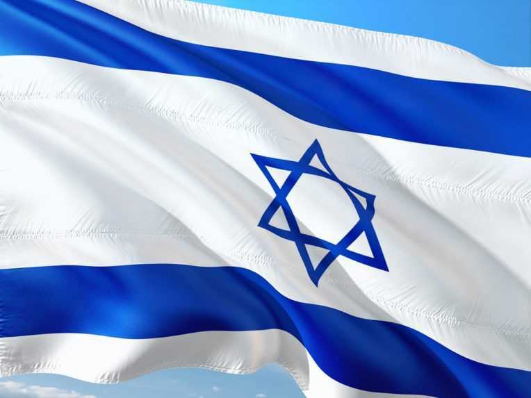 Vlajka Izraelu.
