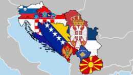 Súčasné krajiny bývalej Juhoslávie.
