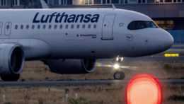 lietadlo spoločnosti Lufthansa