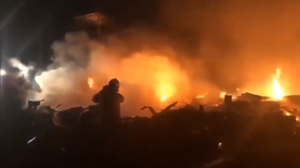 Pri požiari robotníckej ubytovne v Sevastopole zomrelo najmenej sedem ľudí
