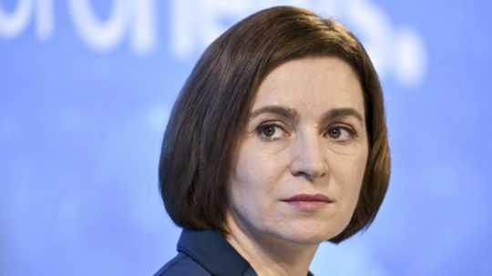 Moldavská prezidentka Maia Sanduová.