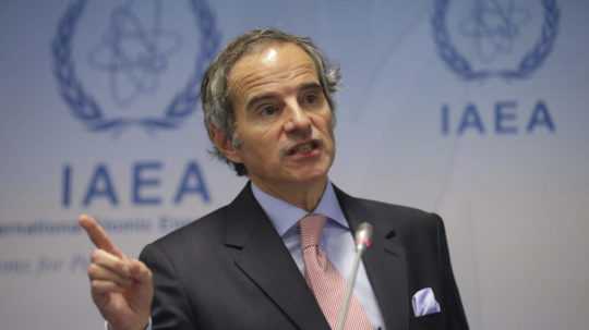 Na archívnej snímke zo 6. februára 2023 generálny riaditeľ Medzinárodnej agentúry pre atómovú energiu (MAAE) Rafael Grossi.