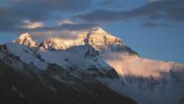 Na snímke severná stena Mount Everestu.