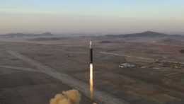 Ilustračná snímka severokórejskej balistickej rakety.