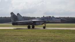 Stíhačka MiG-29.
