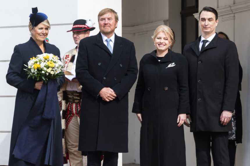 Prvému dňu návštevy holandského kráľovského páru dominovala téma slobody médií a ochrana novinárov