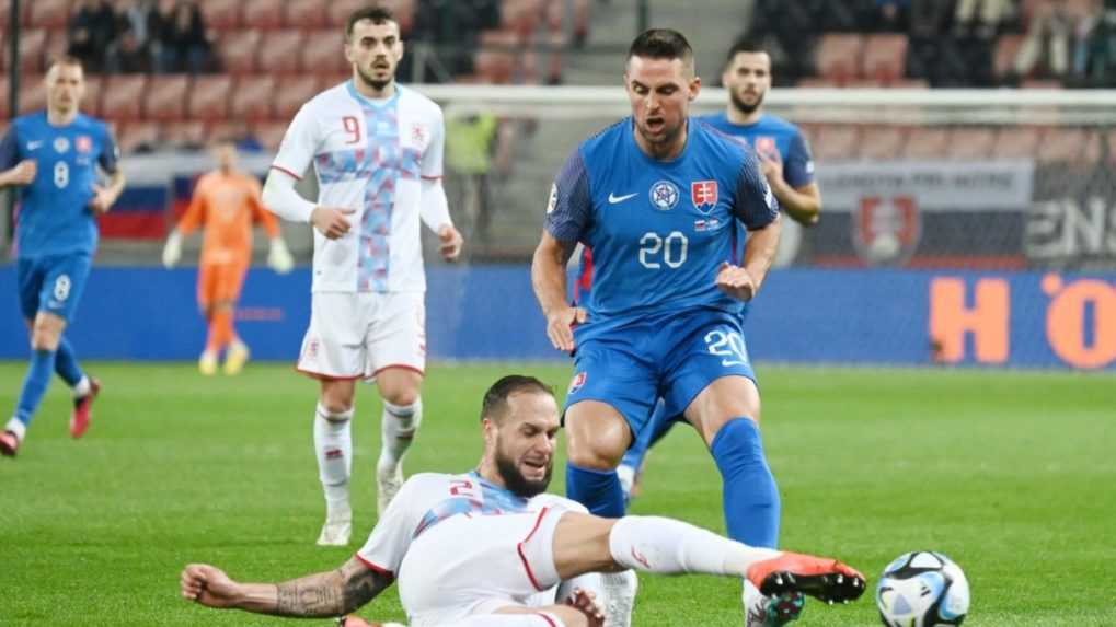Slovenskí futbalisti vstúpili do kvalifikácie o ME 2024 neúspešne