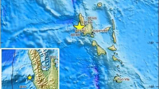 Silné zemetrasenie s magnitúdou 6,5 zasiahlo tichomorský ostrovný štát Vanuatu.