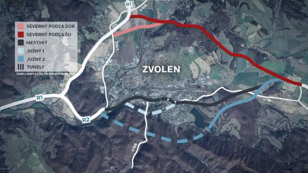 Mestá sa strednom Slovensku chcú urýchliť výstavbu obchvatu Zvolena. Zvažujú alternatívnu trasu