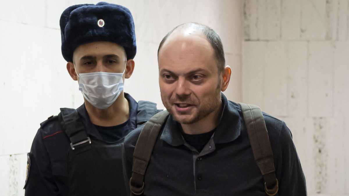 Un tribunal russe a condamné Kara-Murza à 25 ans derrière les barreaux