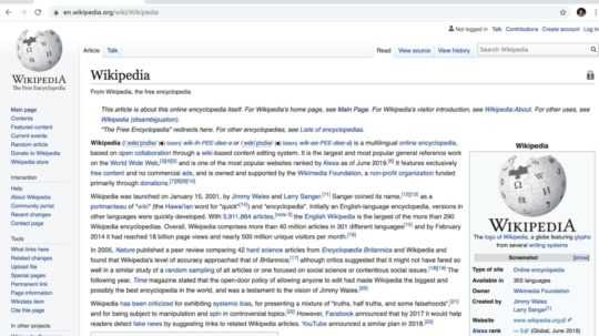 Internetová encyklopédia Wikipédia.