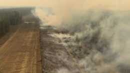 Na snímke je jeden z lesných požiarov v kanadskej provincii Alberta.
