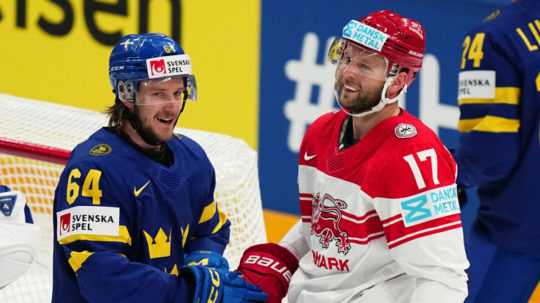 Hokejista Dánska a Švédska