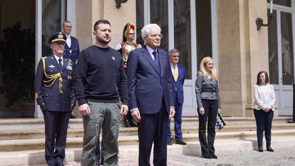 Ukrajinský prezident Volodymyr Zelenskyj navštívil Rím aj Vatikán