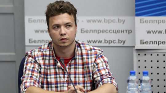 Bieloruský aktivista a novinár Raman Pratasevič.