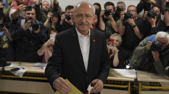 Na snímke kandidát Kemal Kiličdaroglu.