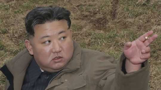 Severokórejský líder Kim Čong-un-