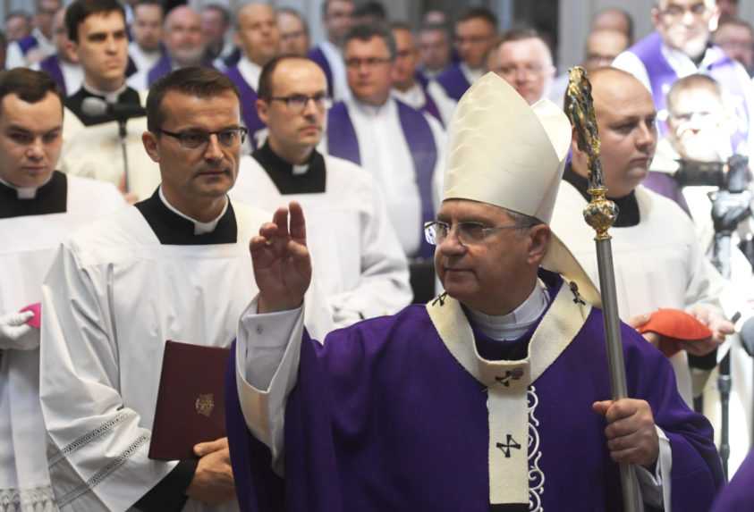 Na snímke arcibiskup metropolita Košickej arcidiecézy Bernard Bober.