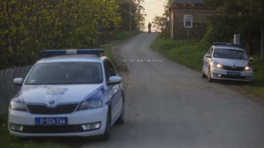 Na ilustračnej snímke srbská polícia.