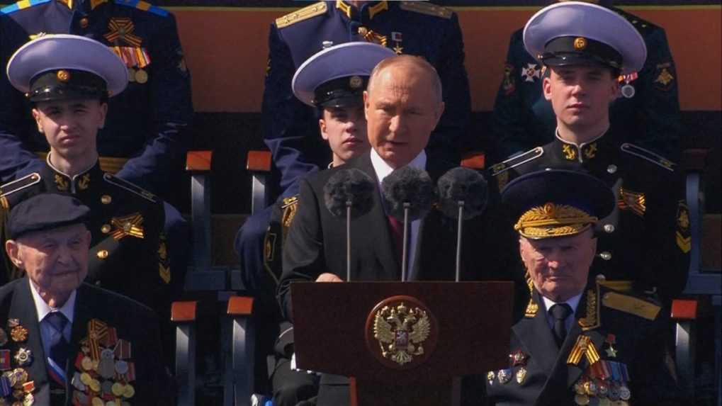Putin vyzval na víťazstvo vo vojne na Ukrajine, uviedol to počas prejavu k oslavám 9. mája