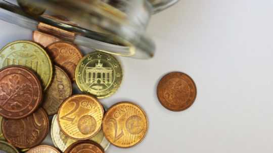 Ilustračná snímka euromincí.