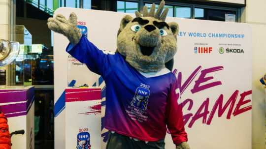 Maskotom na 86. majstrovstvách sveta v ľadovom hokeji je ježko Spiky.