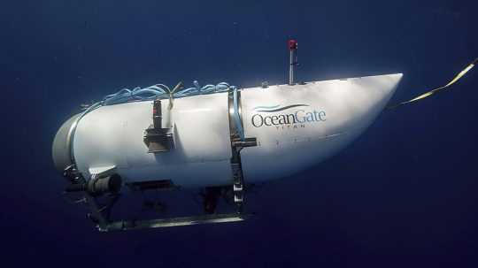 Malá ponorka Titan, ktorou sa potápajú k vraku Titanicu.