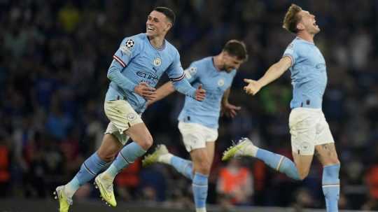 Manchester City oslavuje historické víťazstvo v Lige majstrov