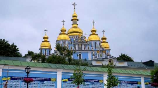Chrám svätého Michala v Kyjeve.