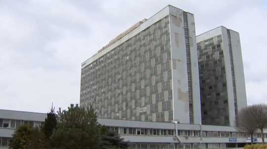Na snímke Rooseveltova nemocnica v Banskej Bystrici.