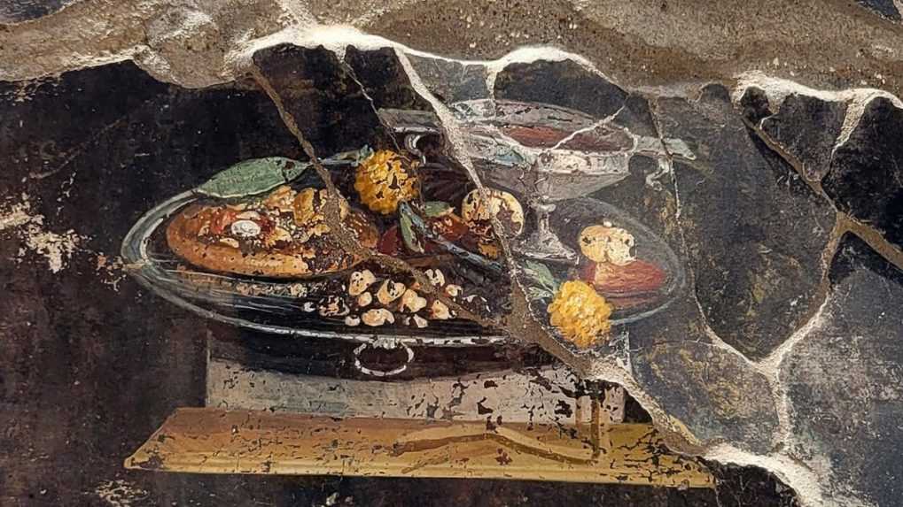 V Pompejach objavili fresku, ktorá zobrazuje vzdialeného predka dnešnej talianskej pizze