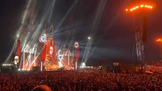 Na ilustračnej snímke je koncert skupiny Rammstein.