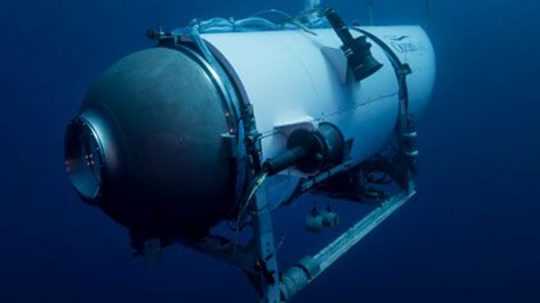 Malá ponorka Titan, ktorou sa potápajú k vraku Titanicu.